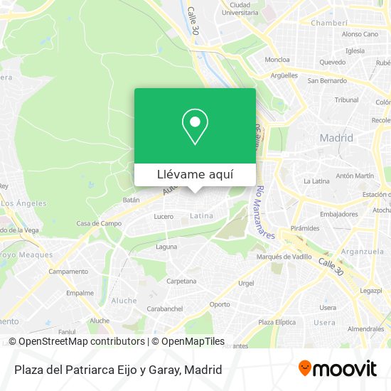Mapa Plaza del Patriarca Eijo y Garay