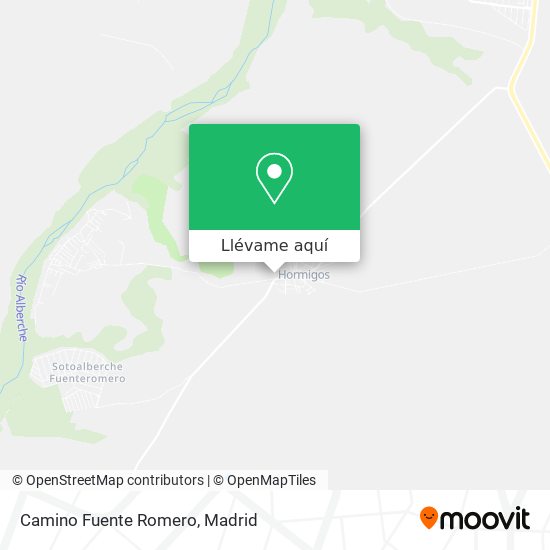 Mapa Camino Fuente Romero