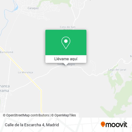 Mapa Calle de la Escarcha 4