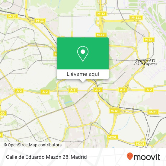Mapa Calle de Eduardo Mazón 28