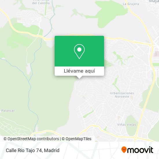 Mapa Calle Río Tajo 74