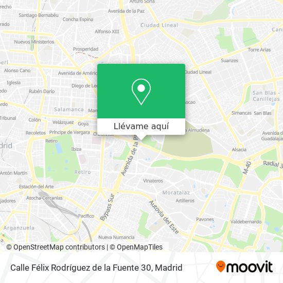 Mapa Calle Félix Rodríguez de la Fuente 30