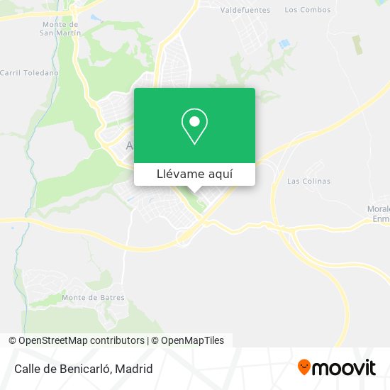 Mapa Calle de Benicarló