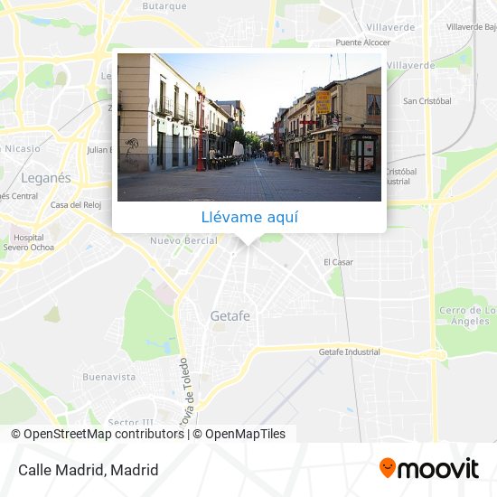 Mapa Calle Madrid