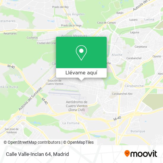 Mapa Calle Valle-Inclan 64