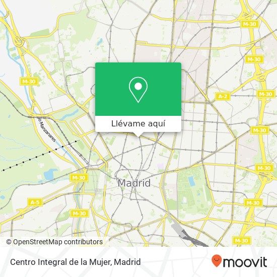 Mapa Centro Integral de la Mujer