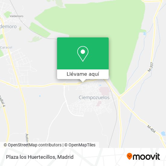 Mapa Plaza los Huertecillos