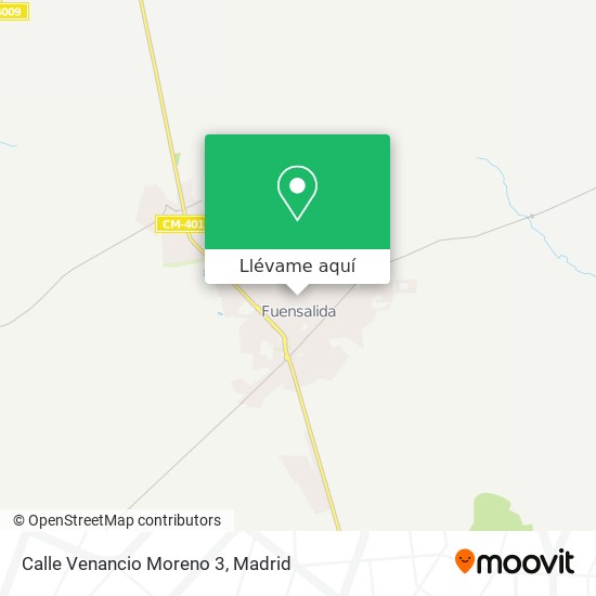 Mapa Calle Venancio Moreno 3