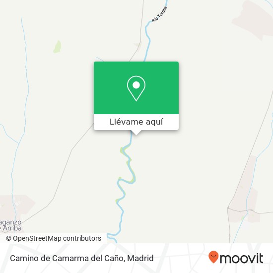 Mapa Camino de Camarma del Caño