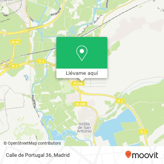 Mapa Calle de Portugal 36