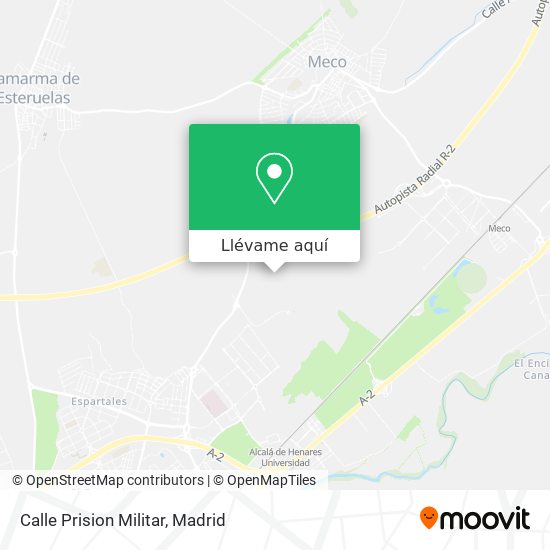 Mapa Calle Prision Militar