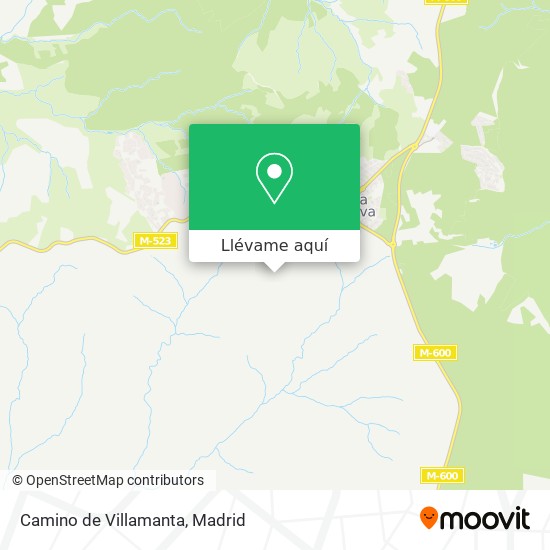 Mapa Camino de Villamanta