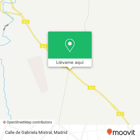 Mapa Calle de Gabriela Mistral