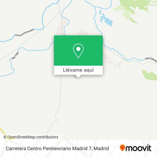 Mapa Carretera Centro Penitenciario Madrid 7