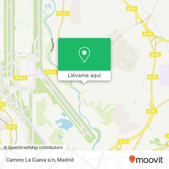 Mapa Camino La Cueva s/n