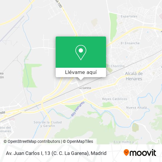 Mapa Av. Juan Carlos I, 13 (C. C. La Garena)