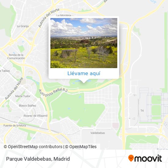 Mapa Parque Valdebebas