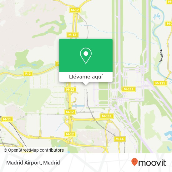 Mapa Madrid Airport
