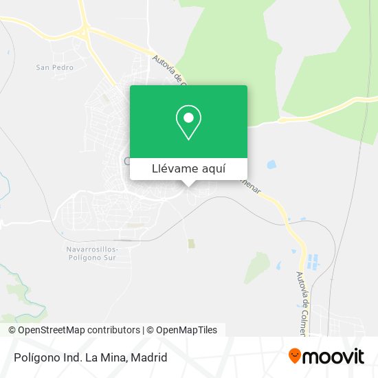 Mapa Polígono Ind. La Mina