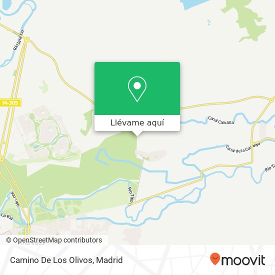 Mapa Camino De Los Olivos