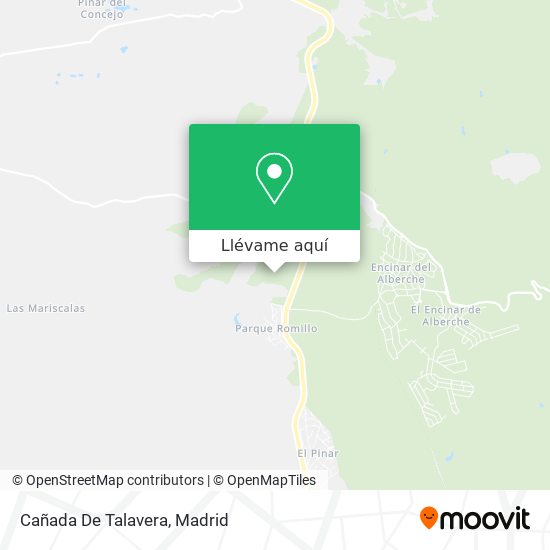 Mapa Cañada De Talavera