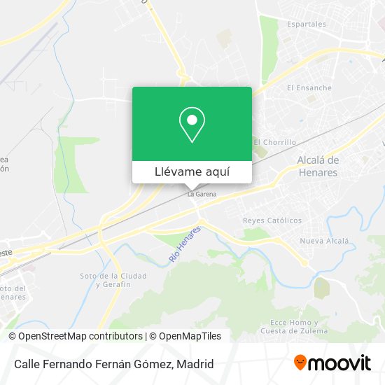 Mapa Calle Fernando Fernán Gómez