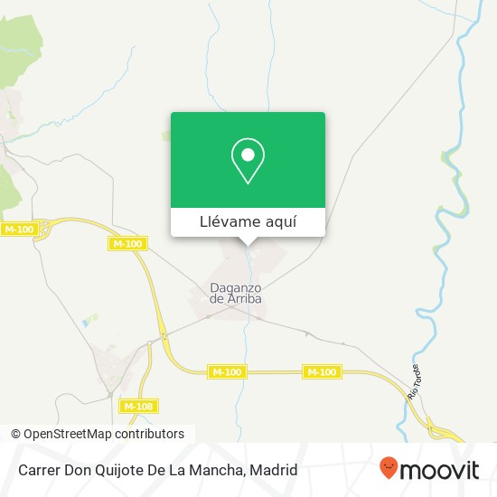 Mapa Carrer Don Quijote De La Mancha