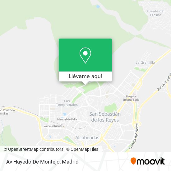 Mapa Av Hayedo De Montejo