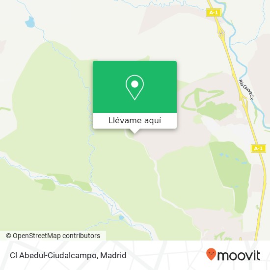 Mapa Cl Abedul-Ciudalcampo