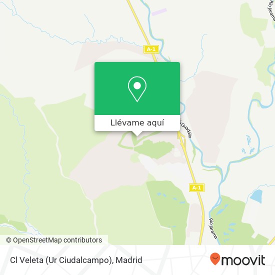 Mapa Cl Veleta (Ur Ciudalcampo)