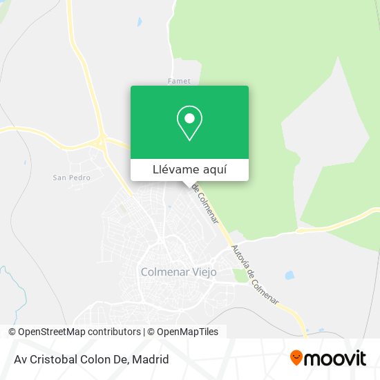 Mapa Av Cristobal Colon De