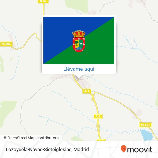Mapa Lozoyuela-Navas-Sieteiglesias