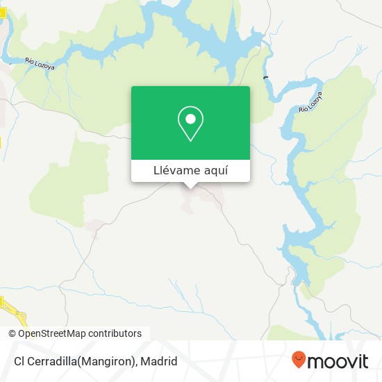 Mapa Cl Cerradilla(Mangiron)