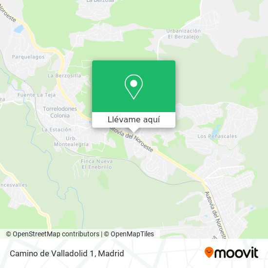 Mapa Camino de Valladolid 1