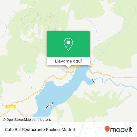 Mapa Cafe Bar Restaurante Paulino
