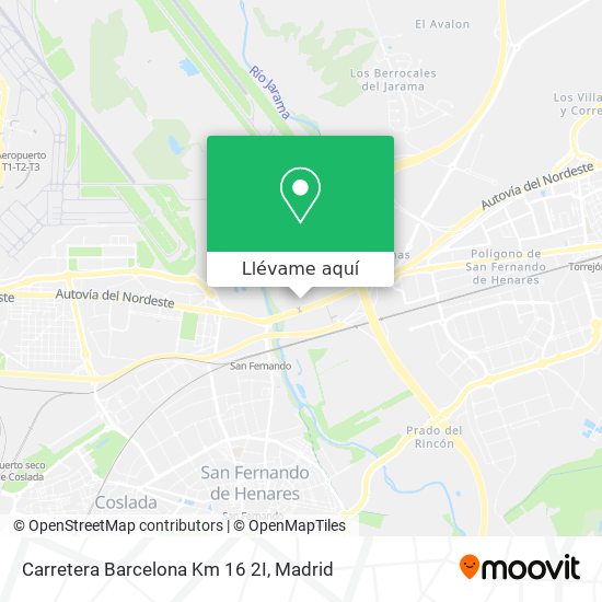 Mapa Carretera Barcelona Km 16 2I