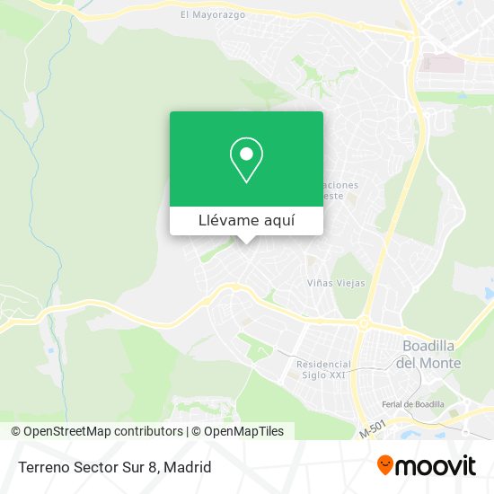 Mapa Terreno Sector Sur 8