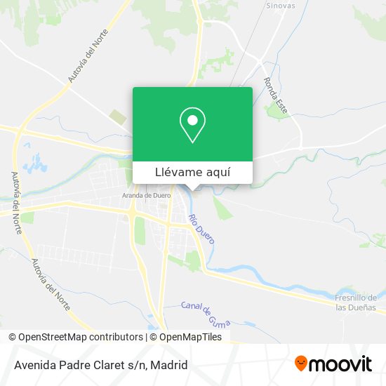 Mapa Avenida Padre Claret s/n