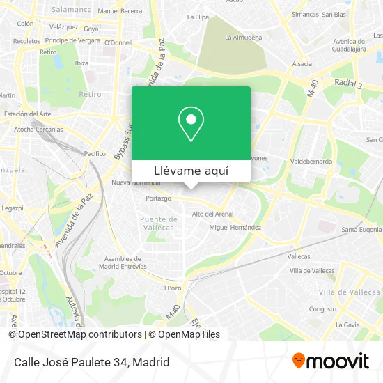 Mapa Calle José Paulete 34