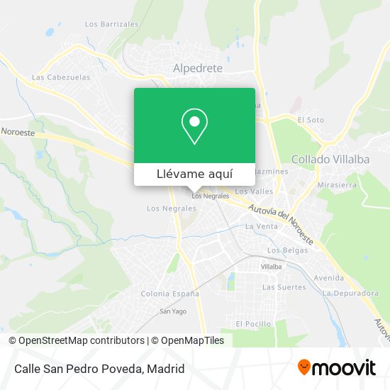 Mapa Calle San Pedro Poveda