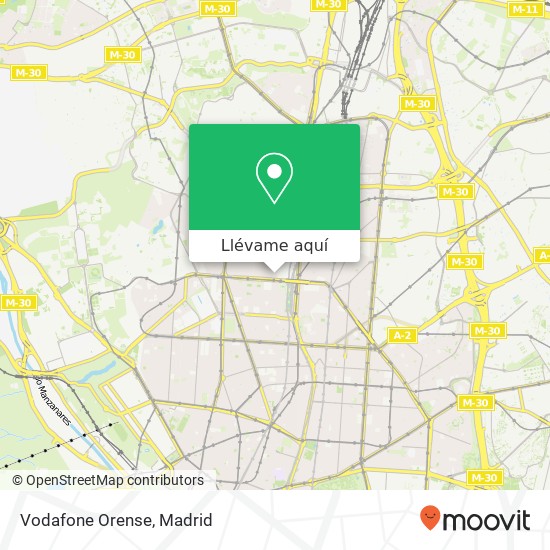 Mapa Vodafone Orense