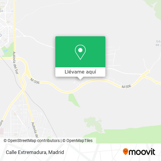 Mapa Calle Extremadura