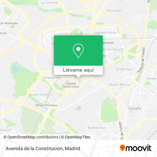 Mapa Avenida de la Constitución