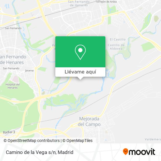 Mapa Camino de la Vega s/n