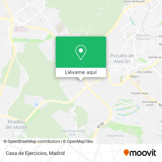 Mapa Casa de Ejercicios