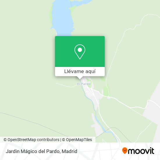 Mapa Jardin Mágico del Pardo