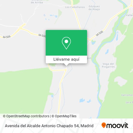 Mapa Avenida del Alcalde Antonio Chapado 54
