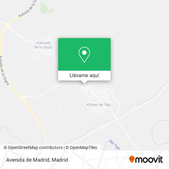 Mapa Avenida de Madrid
