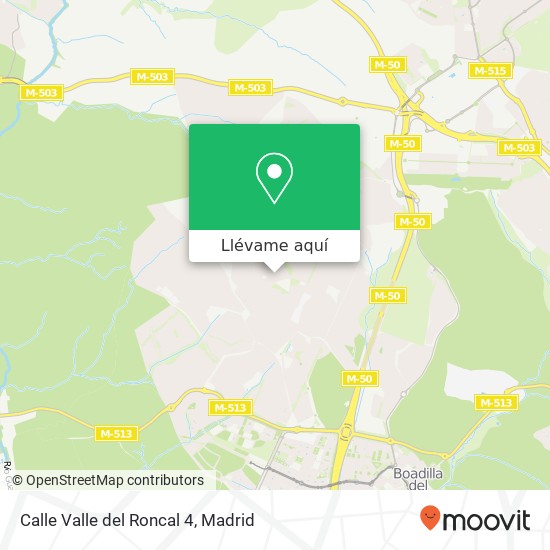 Mapa Calle Valle del Roncal 4