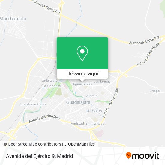 Mapa Avenida del Ejército 9